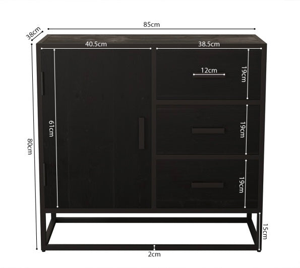 Lumière dressoir Dakota - mangohout