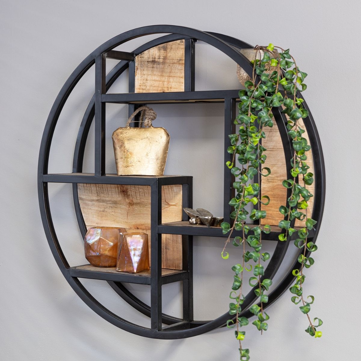 Wall shelf Denver | 75 cm | Round