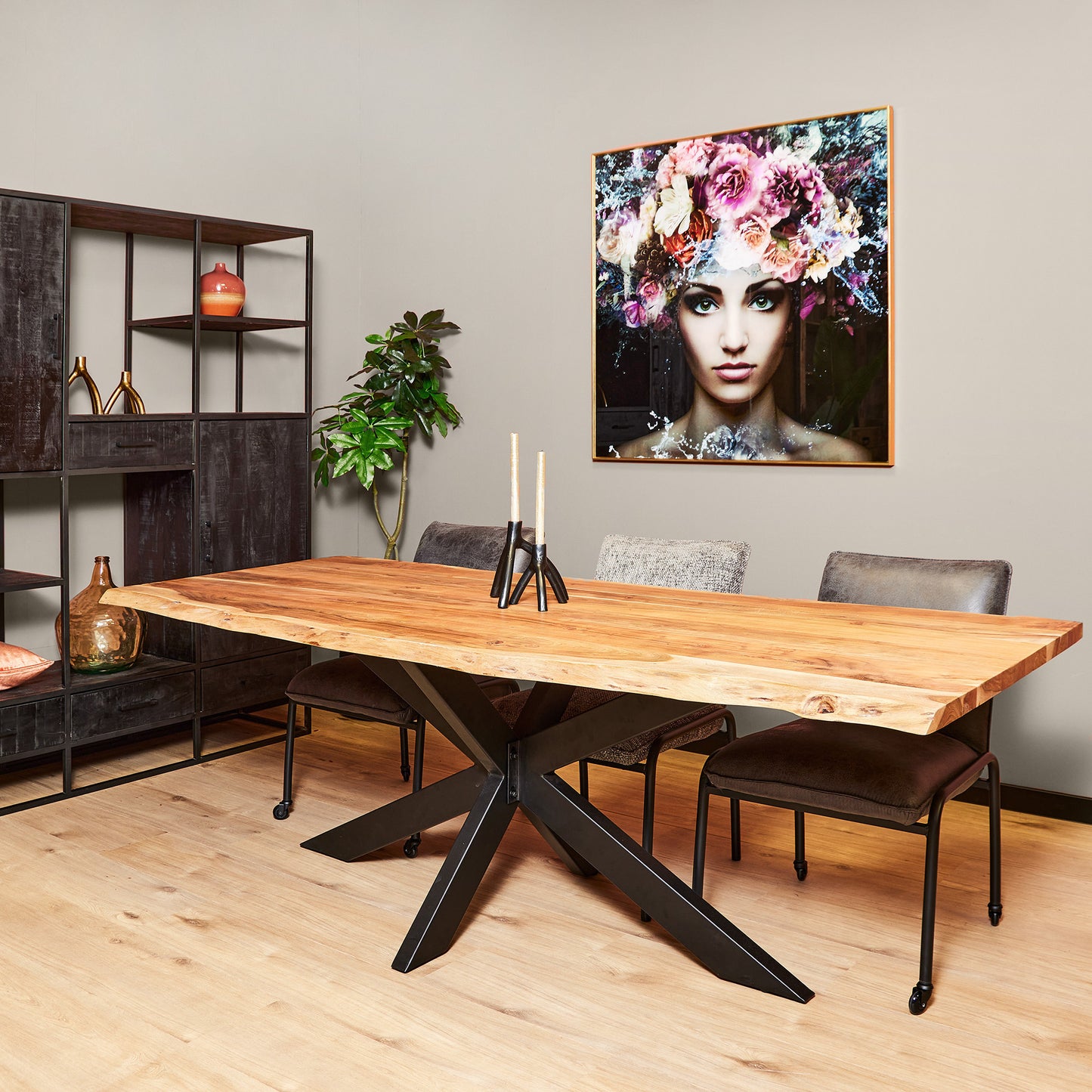 Tree trunk table Live Edge | 300 cm