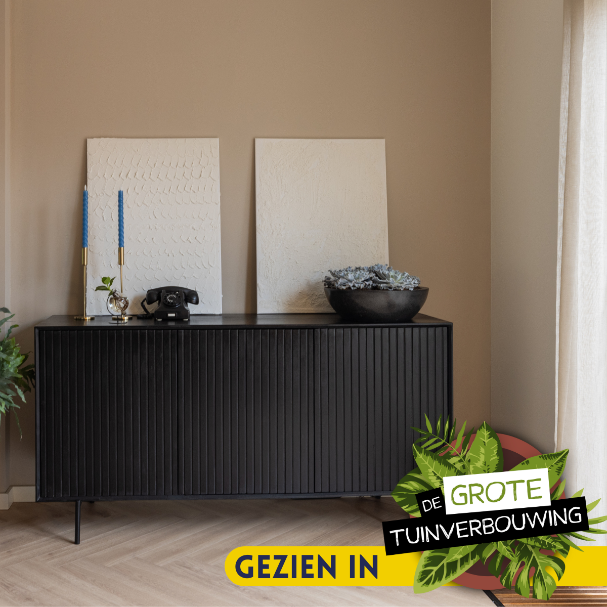 Dresser Madison Black | 165 cm