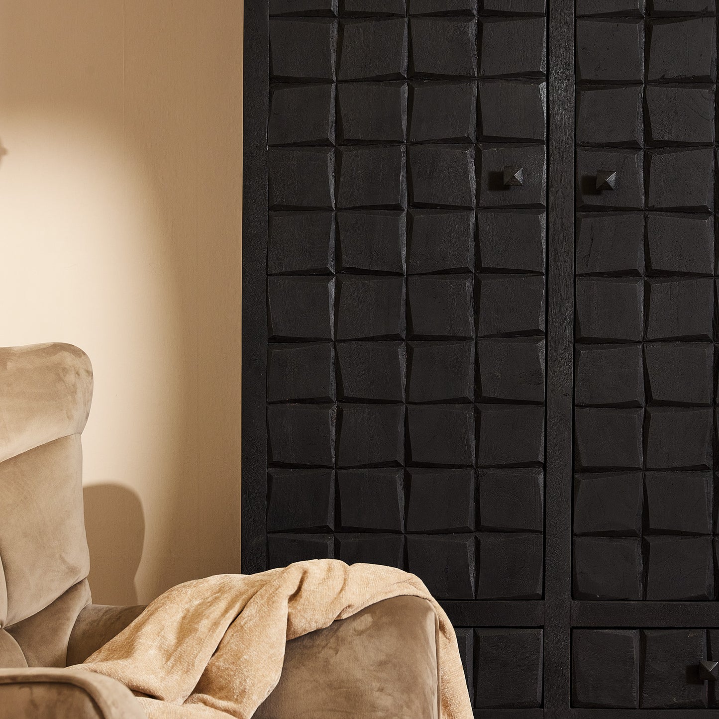 Cabinet Brandy Black | 100 cm