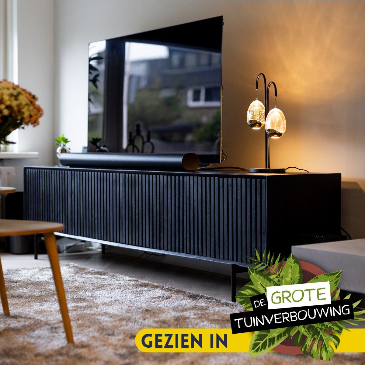Tv meubel Madison Black | 210 cm