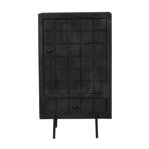 Cabinet cupboard Brandy Black | 60 cm