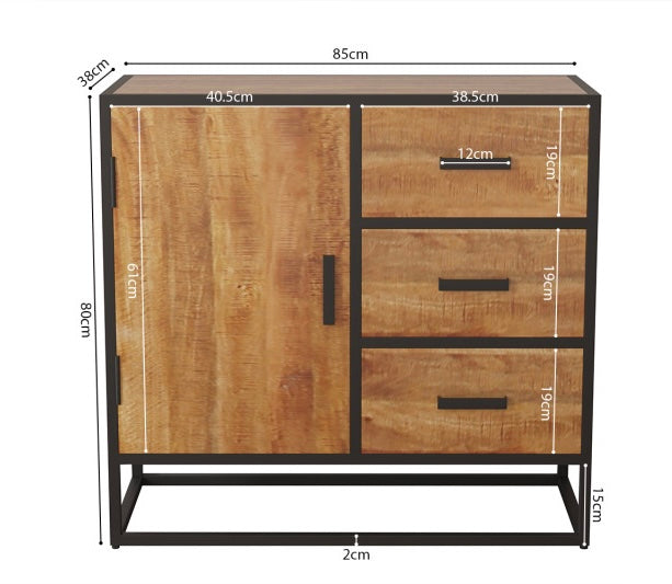 Lumière sideboard Dakota - mango wood