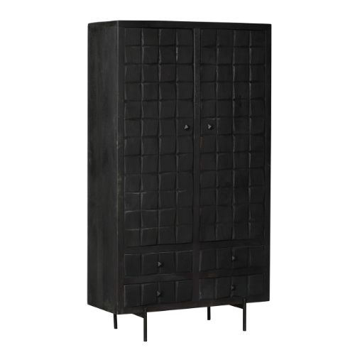 Cabinet Brandy Black | 100 cm