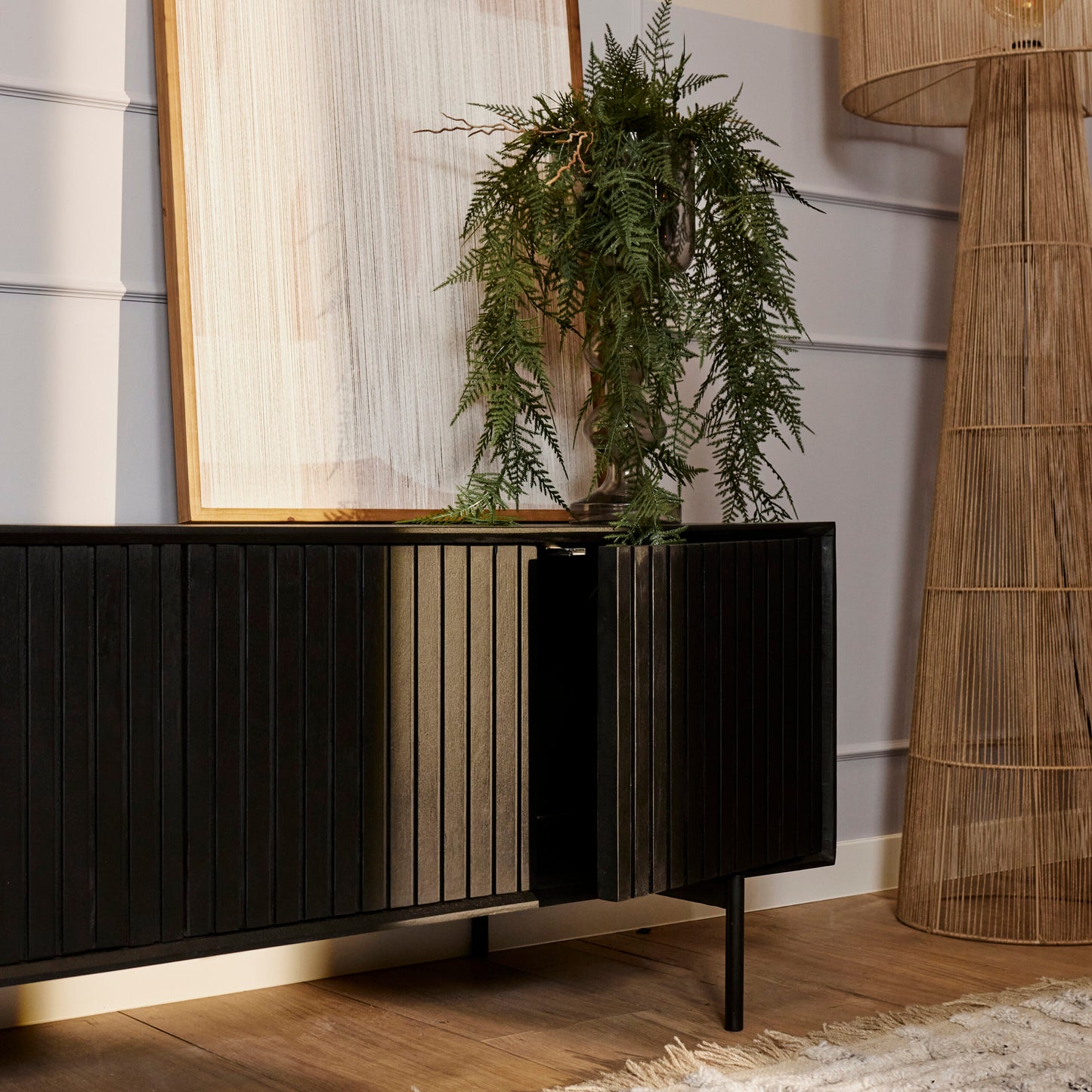 Tv meubel Madison Black | 210 cm