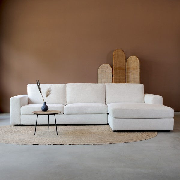 Hoekbank Uno / Chaise Longue / Gratis Montage + Afvoeren Verpakking