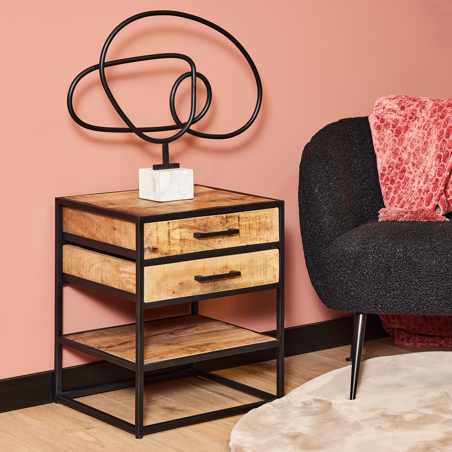 Side table – Bedside table Denver | 45 cm