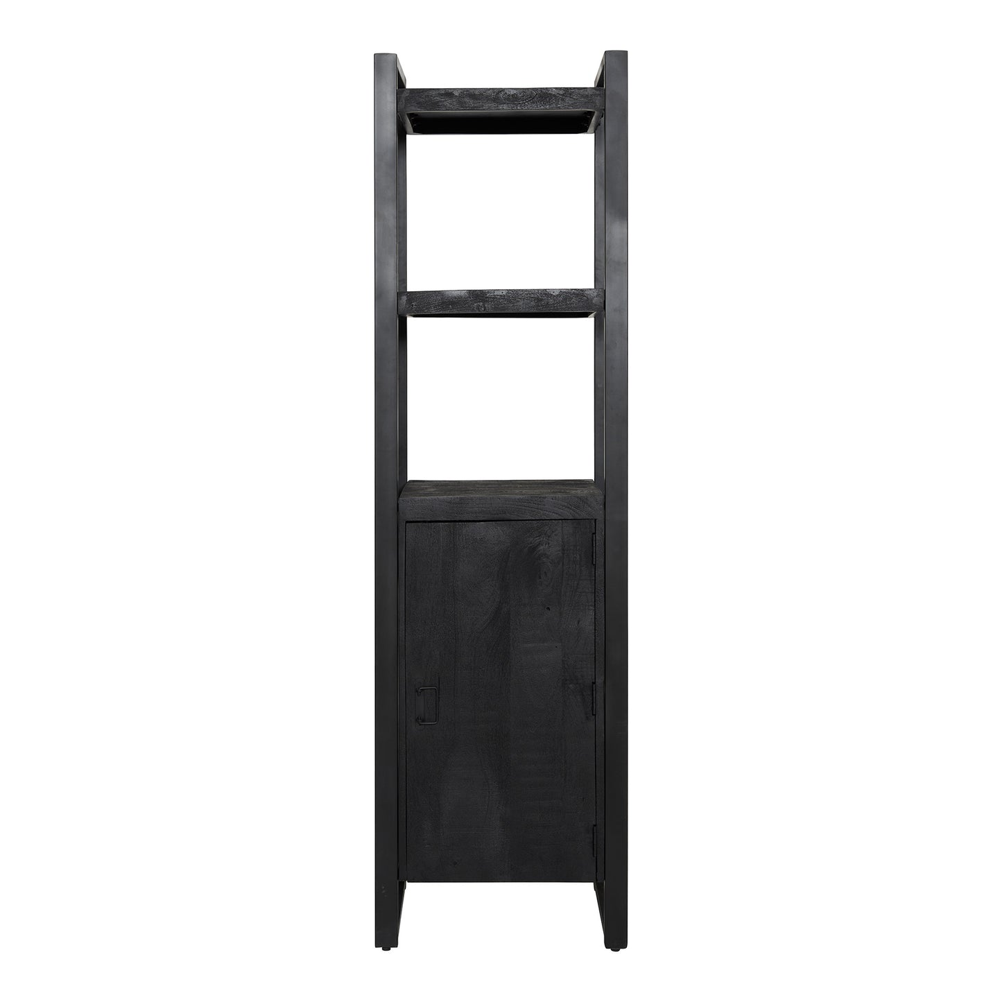 Boekenkast Boaz Black 1 deur | 55 cm