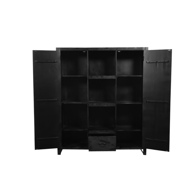Bookcase Boaz Black | 150 cm