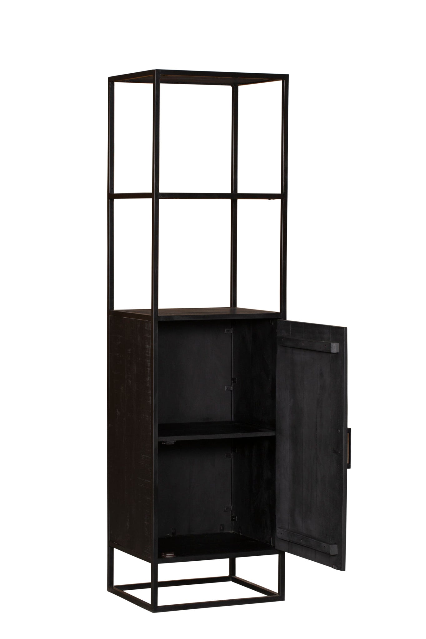 Boekenkast Denver Black 1 deur | 55 cm