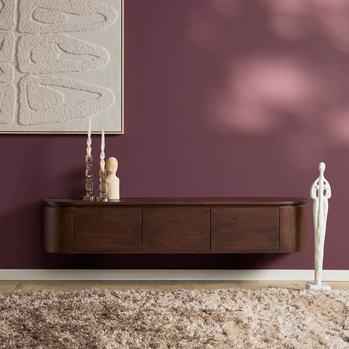 Tv-meubel Excellent Bruin | 160 cm