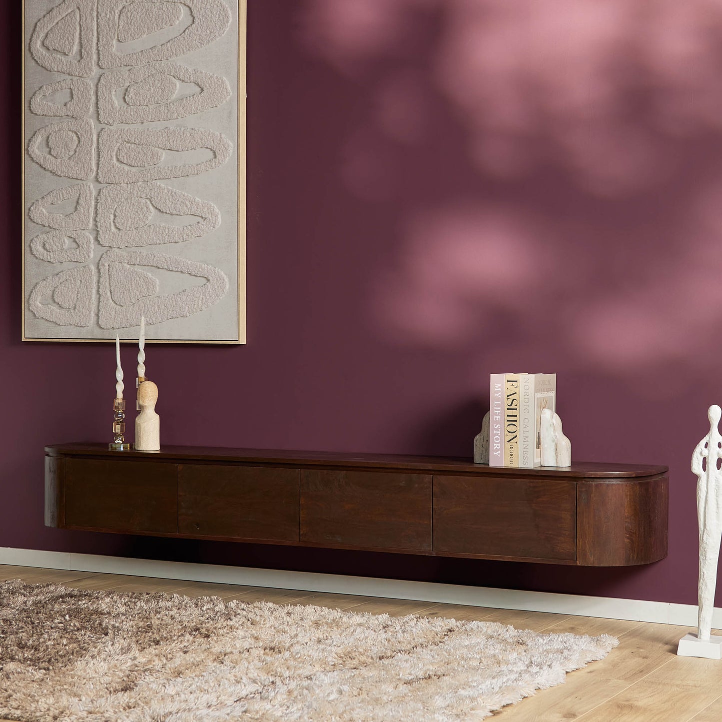 Tv-meubel Excellent Bruin | 240 cm