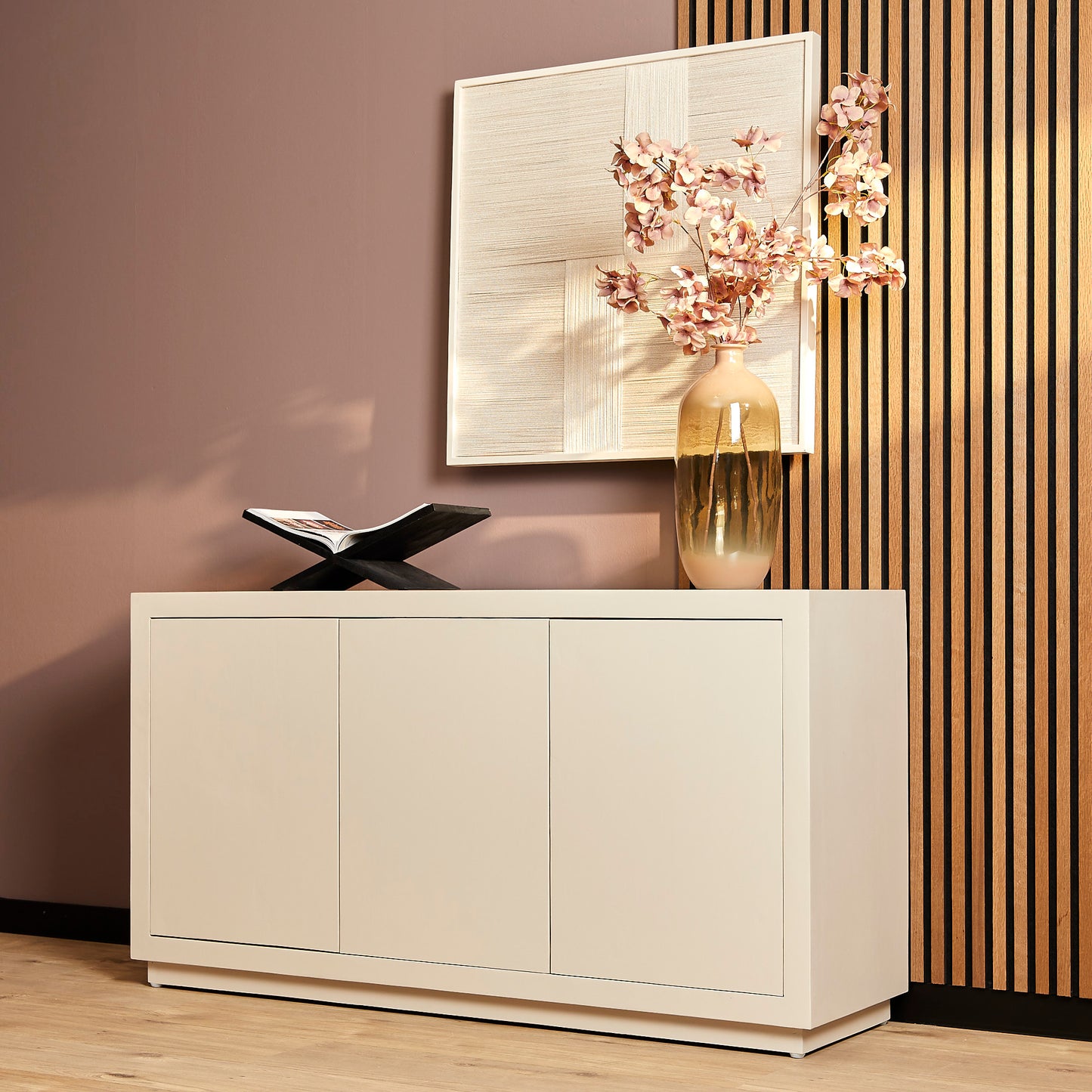 Sideboard Brussels Sand 3 doors | 150 cm