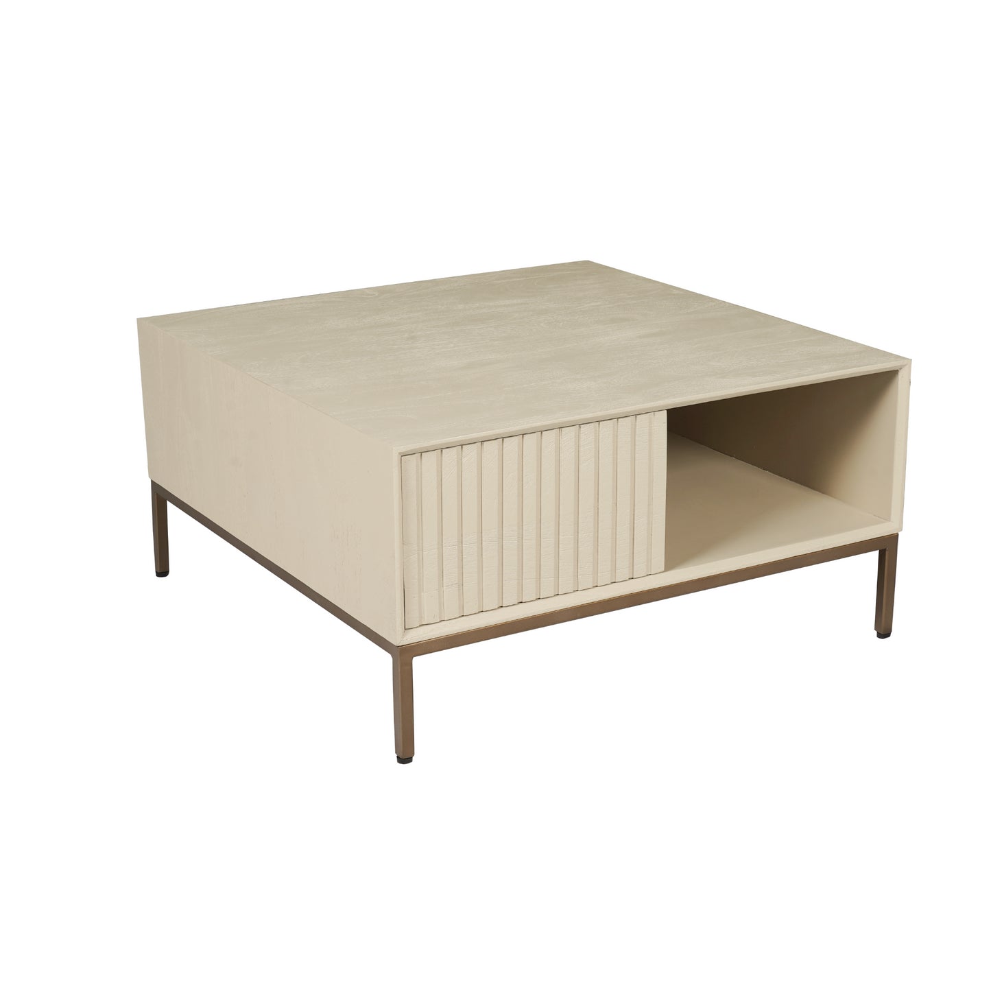 Salontafel Madison Zand | 80 cm | Vierkant