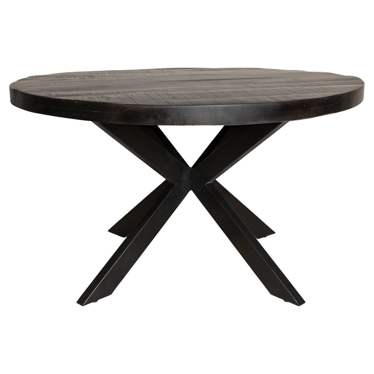 Eettafel Denver Zwart | Rond | 110 cm