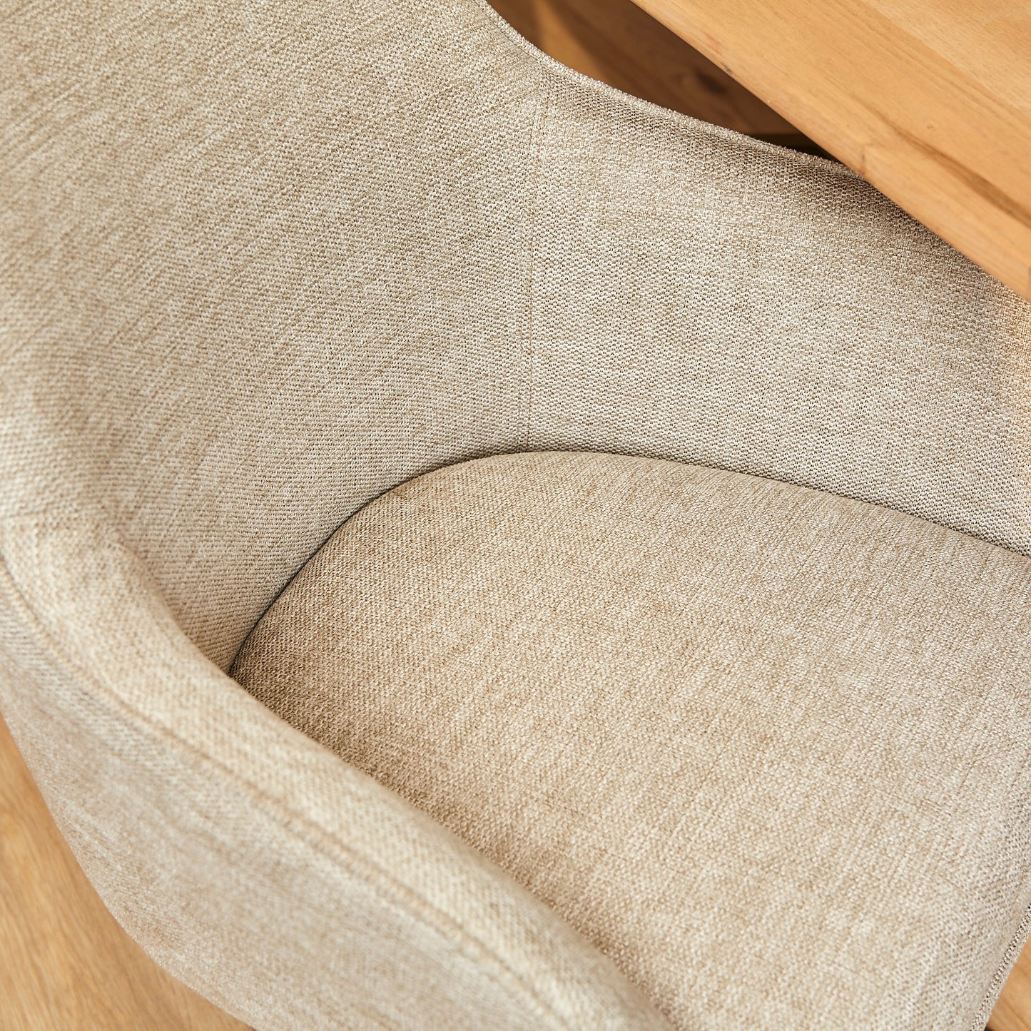 Eetkamerstoel Jens | Beige | Met armleuning