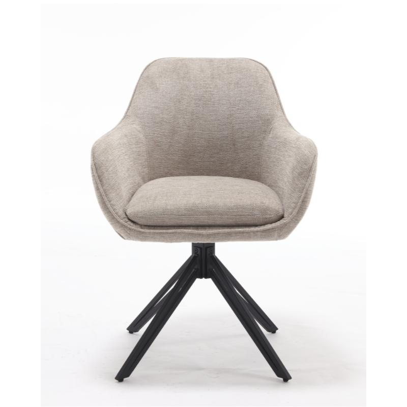 Eetkamerstoel Jens | Beige | Met armleuning