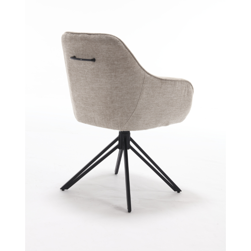 Eetkamerstoel Jens | Beige | Met armleuning