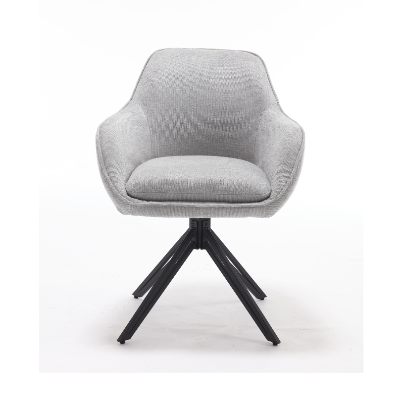 Eetkamerstoel Jens | Light Grey | Met armleuning