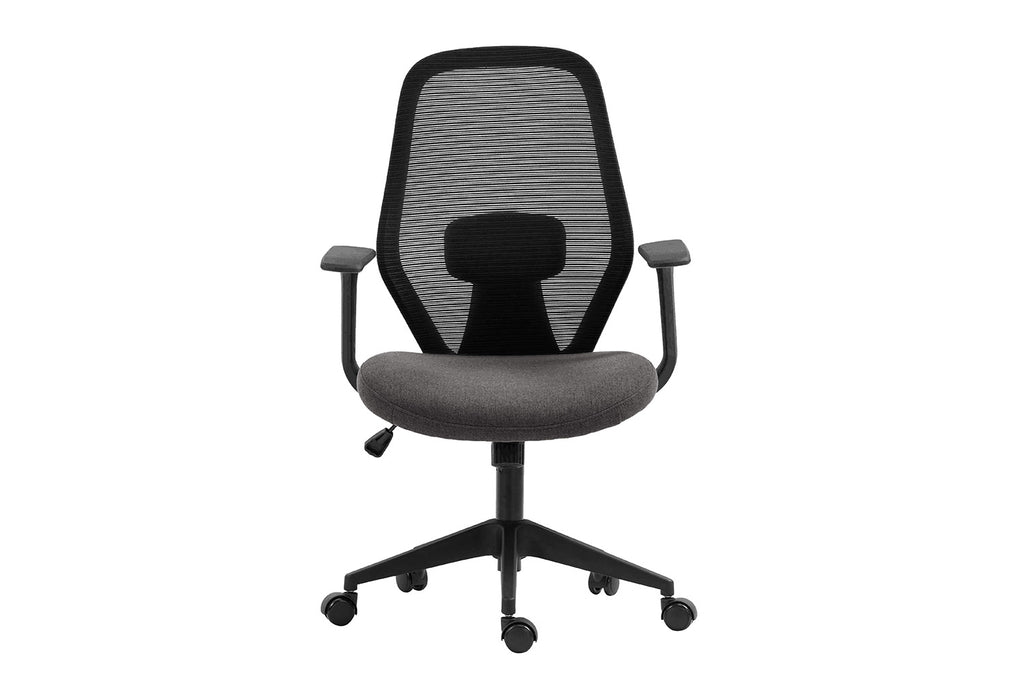 Bureaustoel Claude Zwart/Grijs