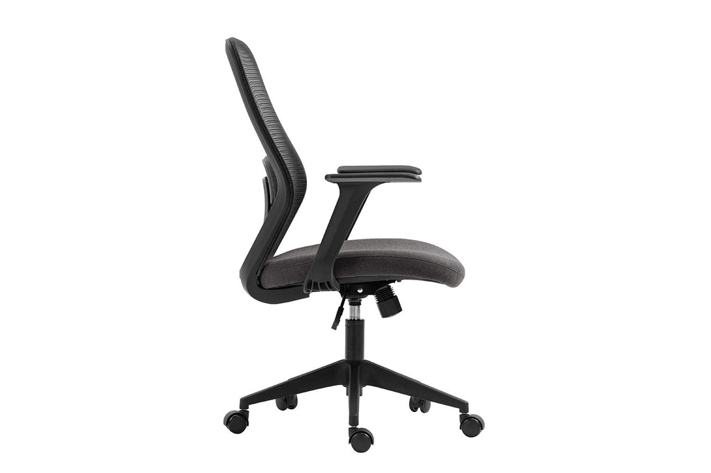 Bureaustoel Claude Zwart/Grijs