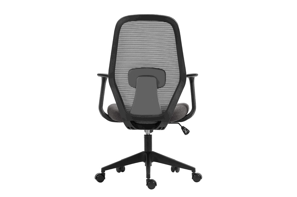 Bureaustoel Claude Zwart/Grijs