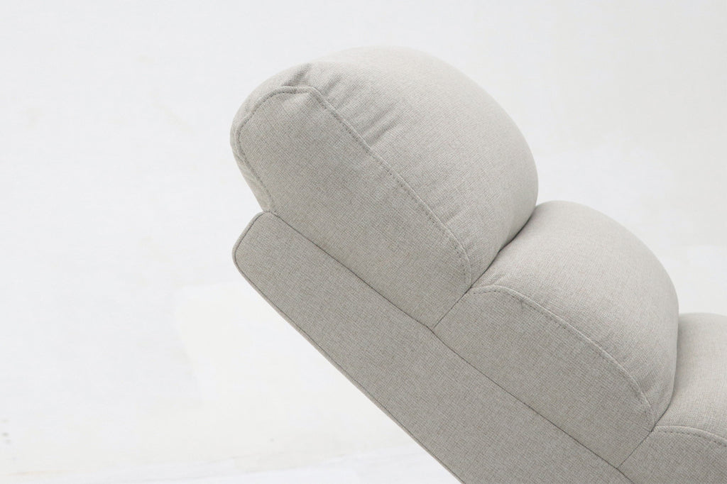 Relaxfauteuil Bruges Stof Lichtgrijs - Elektrisch