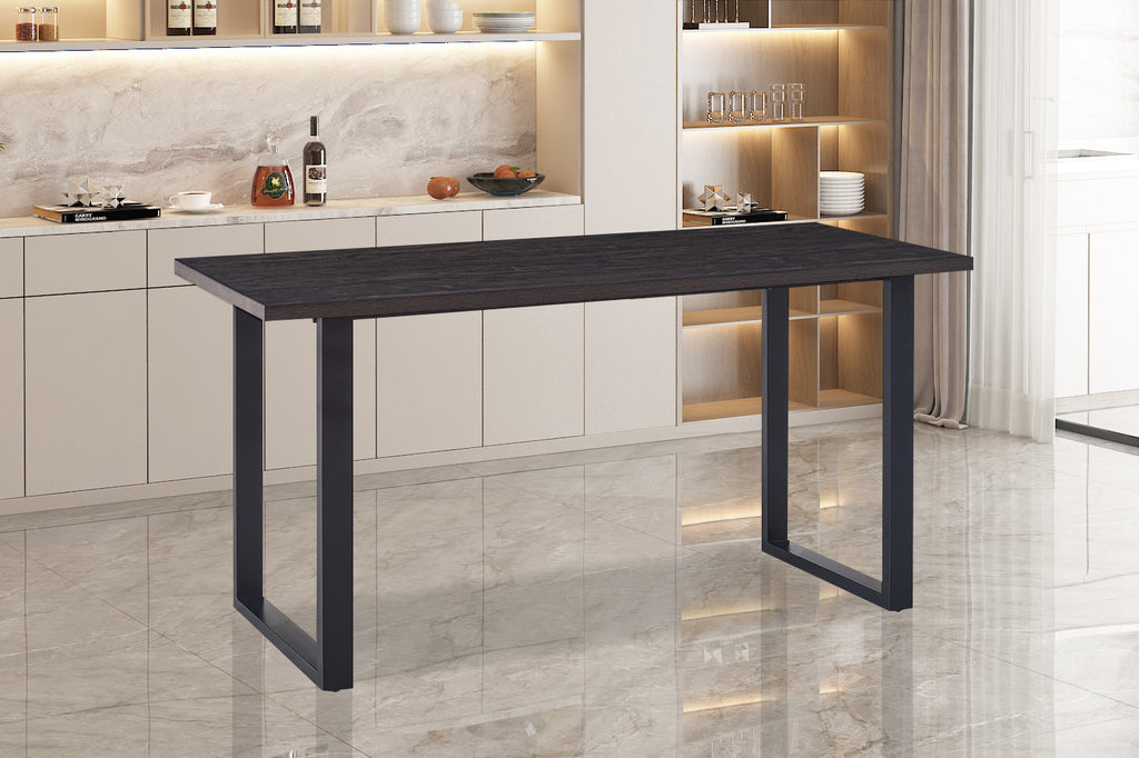 UITVERKOOP - Countertafel 'Alexander' 180 cm Decor Donkerbruin - H 93 cm (2c)