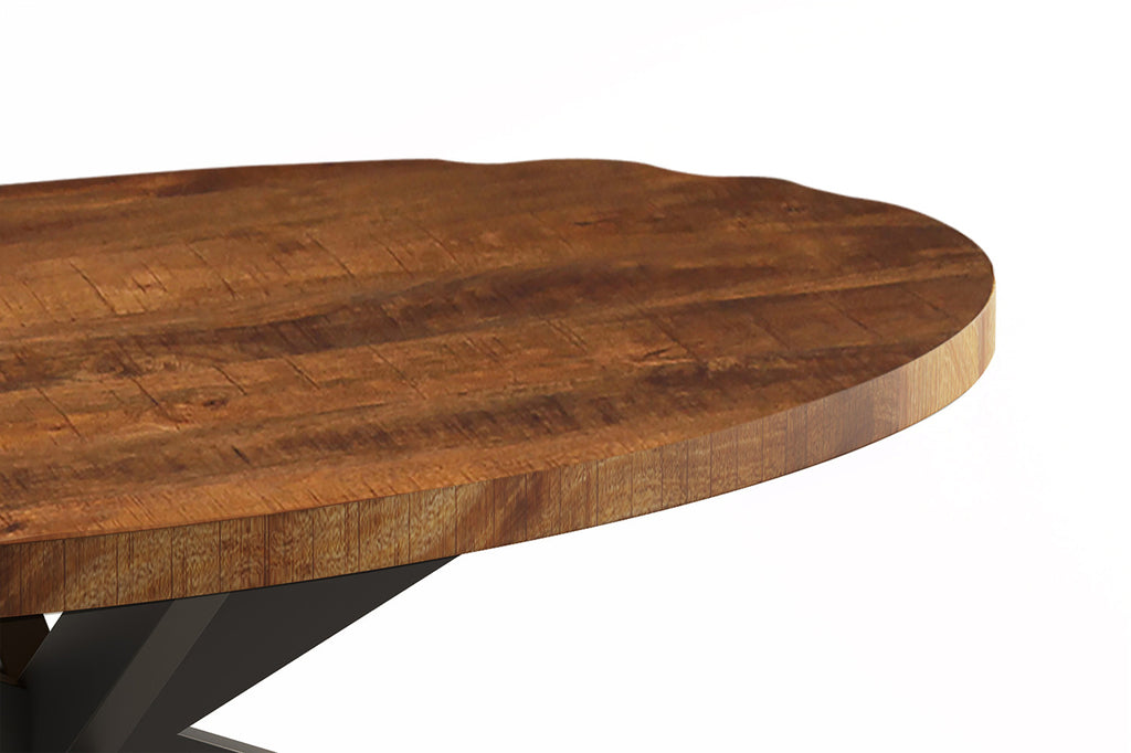 Salontafel 'Madeira' Ovaal Mango hout (1c)