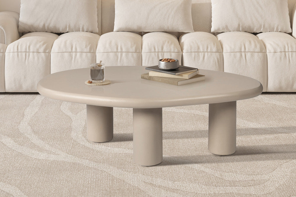 Salontafel Tavira 120 cm Cement Beige