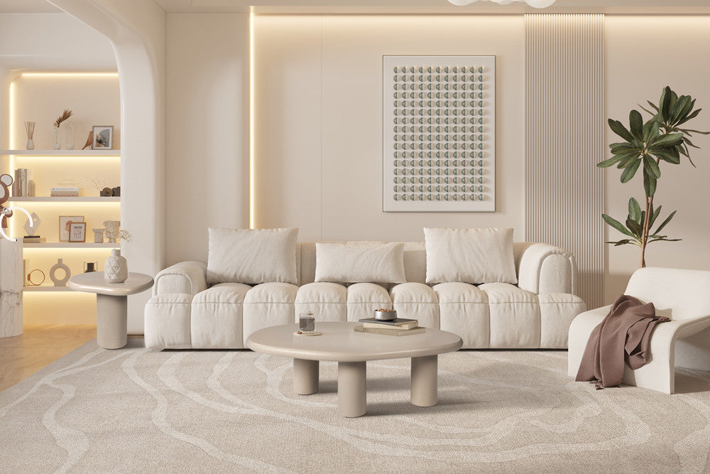 Salontafel Tavira 120 cm Cement Beige