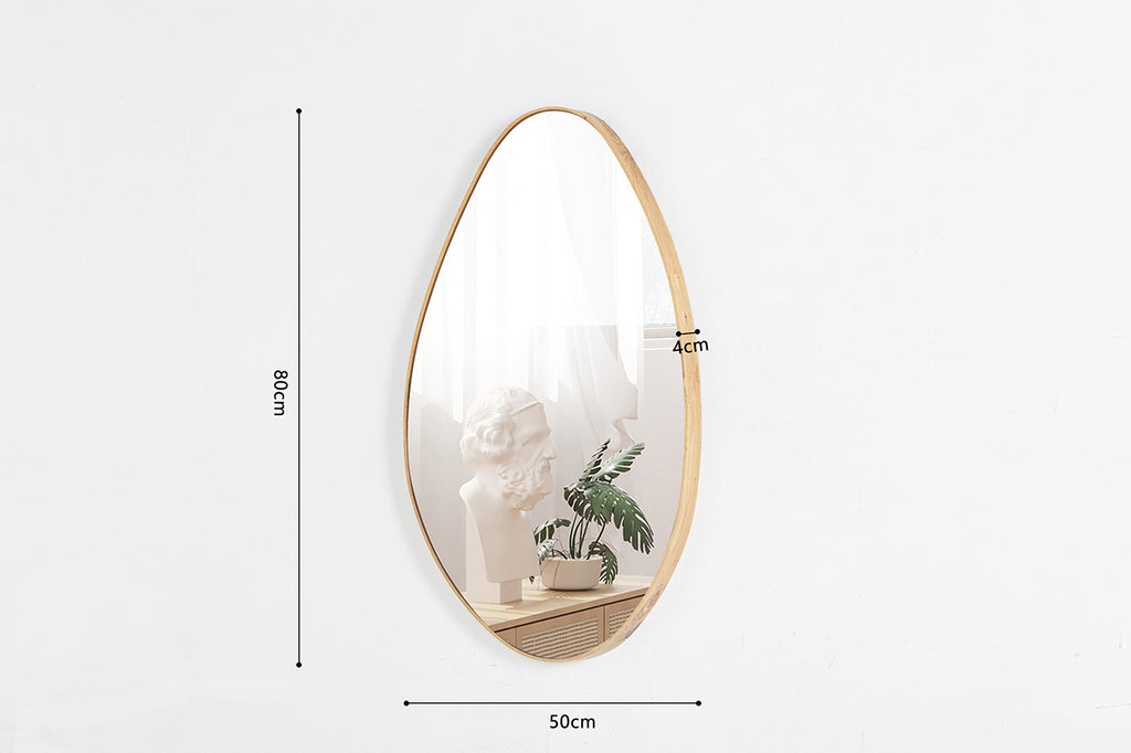 Spiegel 'Rana' 80x50 Old Oak