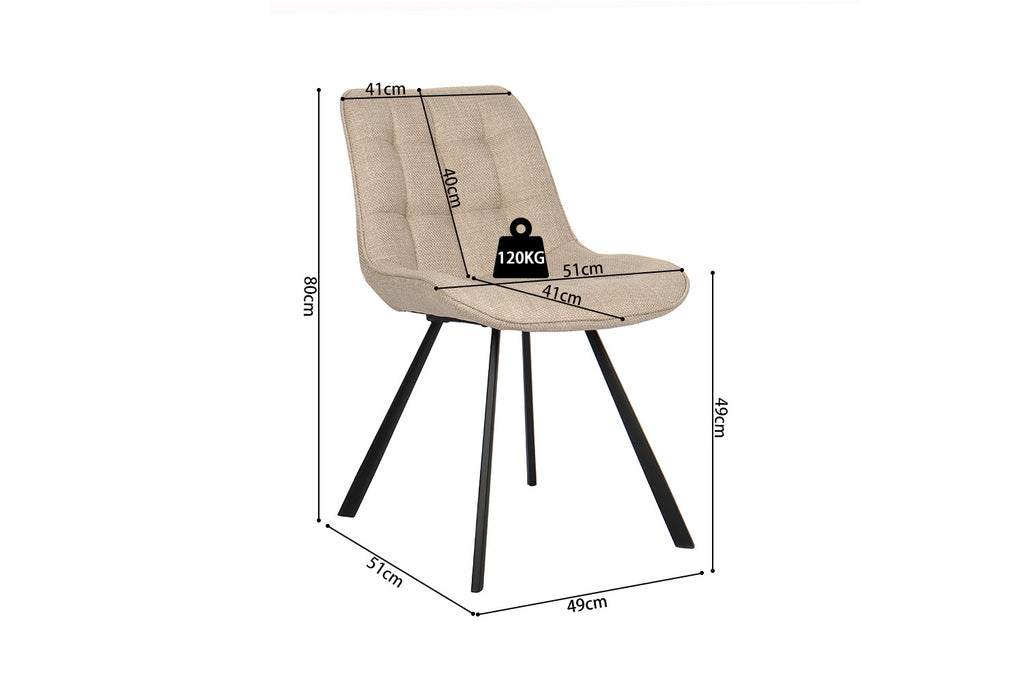 Eetkamerstoel Ariba Beige