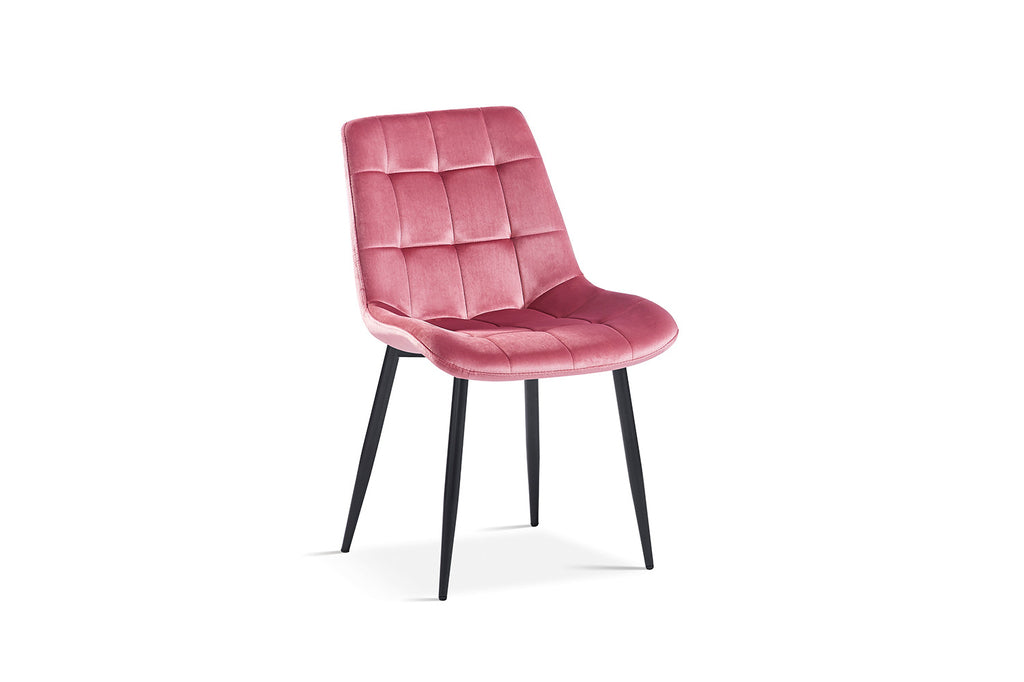 Eetkamerstoel Juta Fluweel Roze