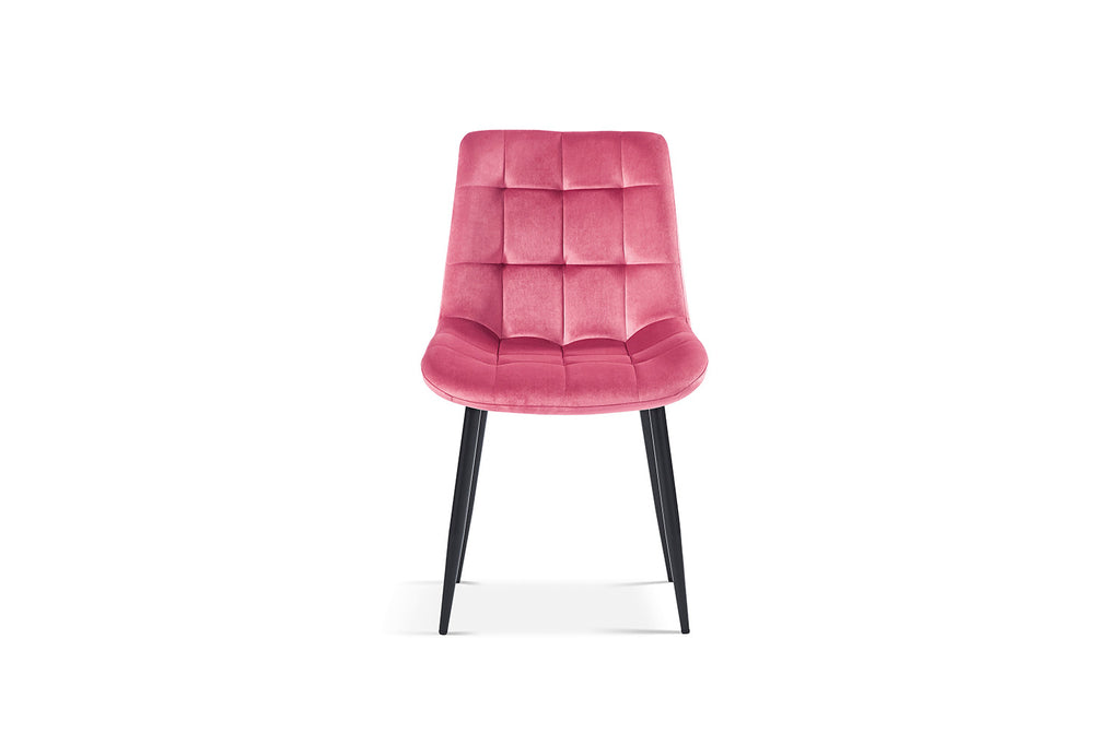 Eetkamerstoel Juta Fluweel Roze