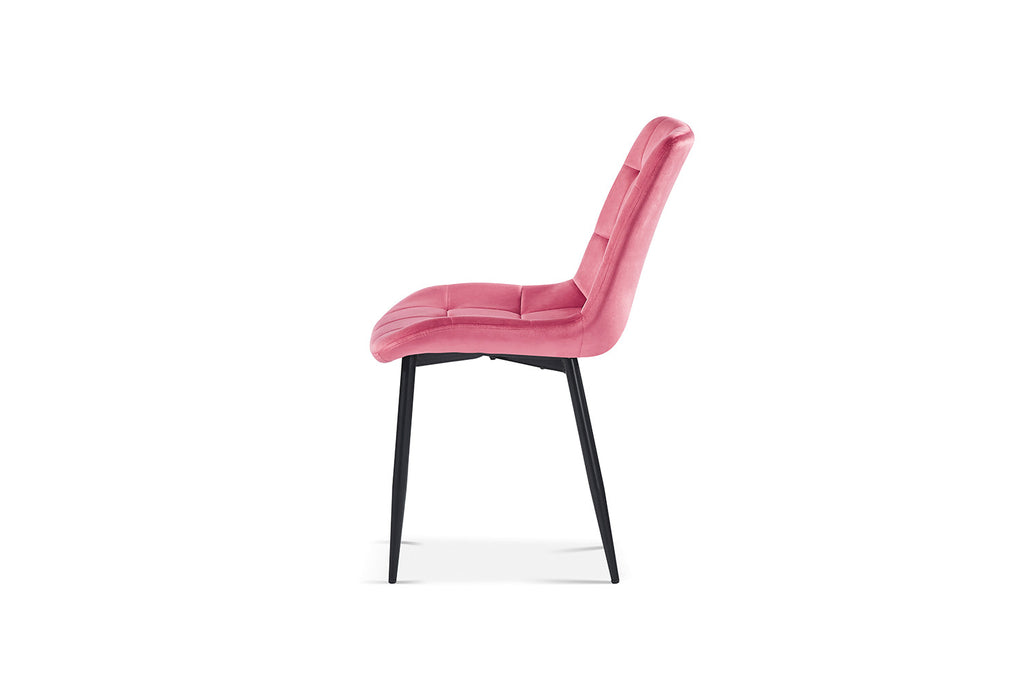 Eetkamerstoel Juta Fluweel Roze