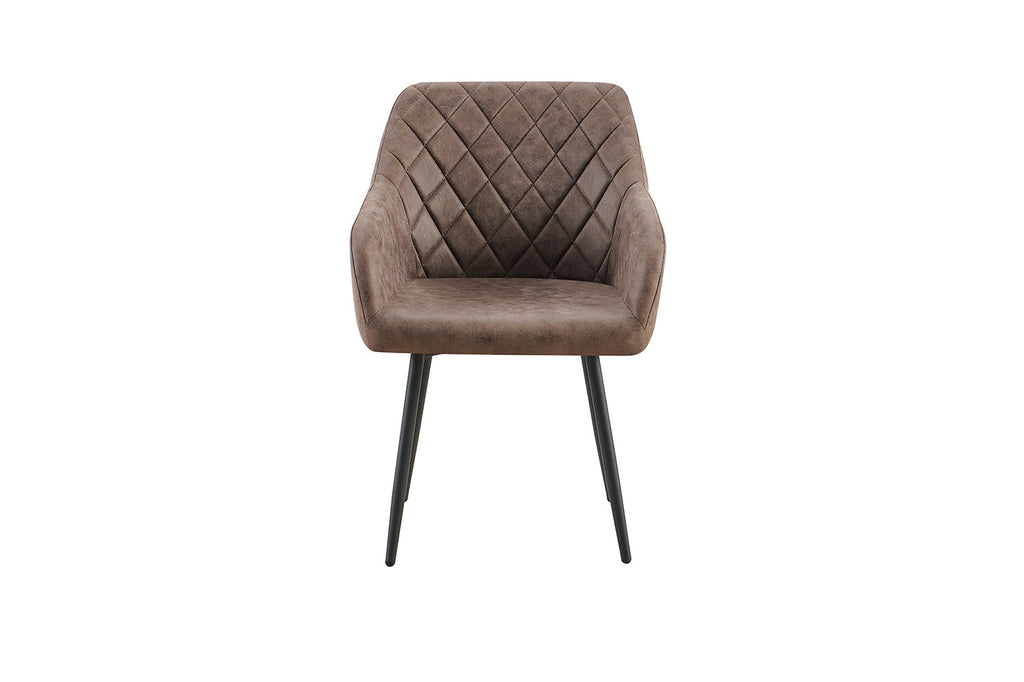 Stoel 'Peron' Micro fiber PU Bruin