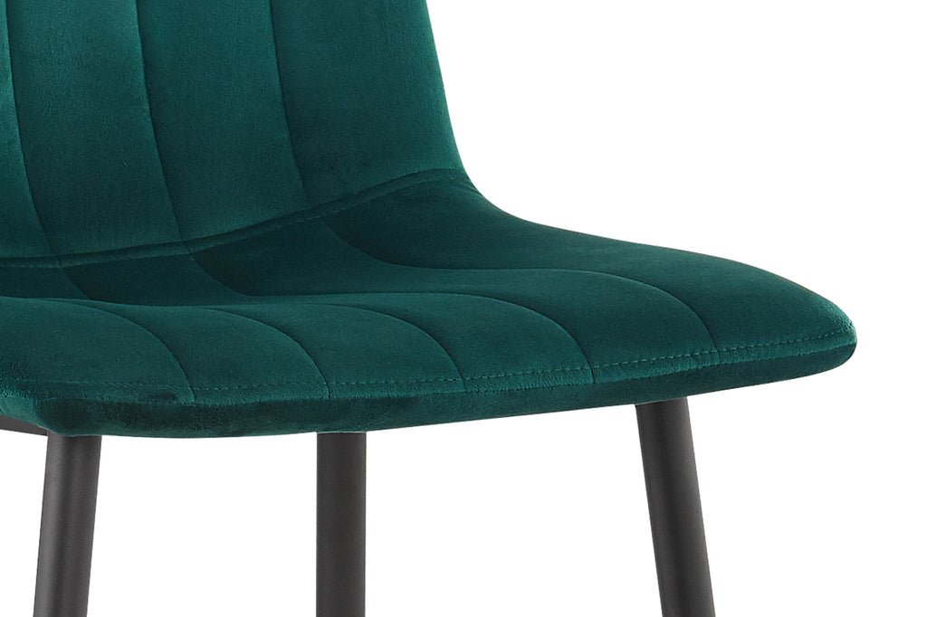 Eetkamerstoel Willis Velvet Groen