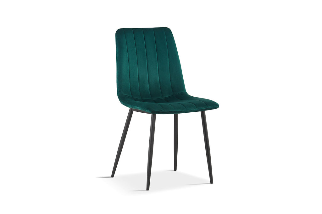 Eetkamerstoel Willis Velvet Groen
