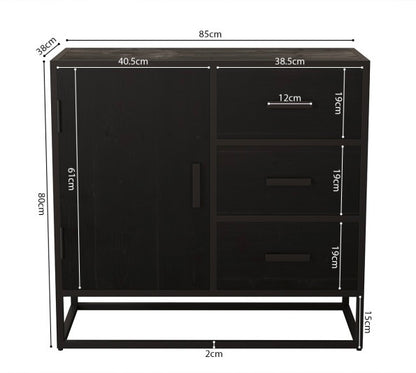 Buffet Lumière Dakota - bois de manguier