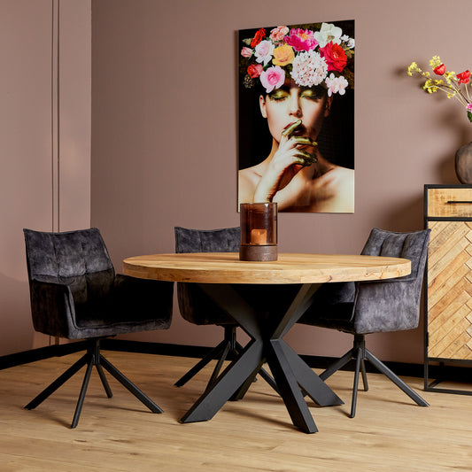 Table à manger Denver | 140 cm | Autour