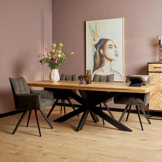 Denver dining table | 240 cm | Rectangle | Matrix leg
