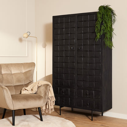 Cabinet Brandy Black | 100 cm