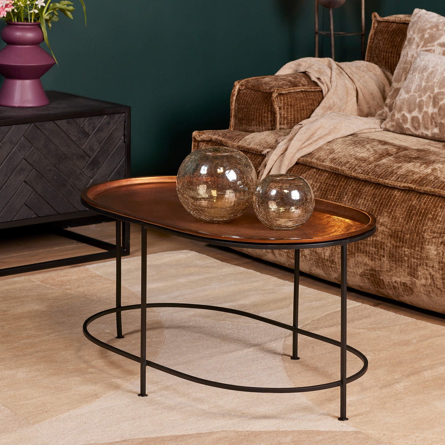 Coffee table Brass | 50 cm