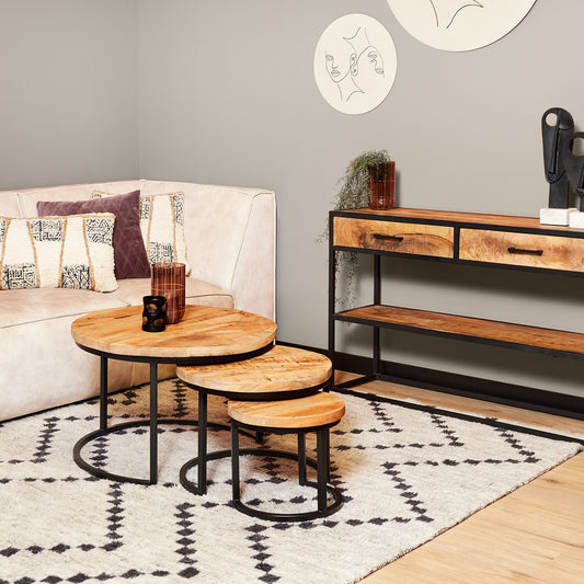 Table basse Denver | 70 cm | Ensemble de 3