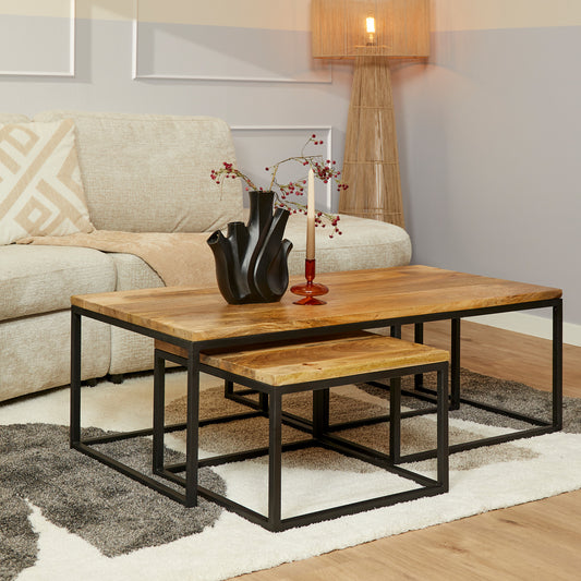 Table basse Denver | 120 cm | Ensemble de 3