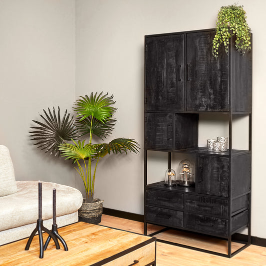 Étagère Denver noire | 90 cm
