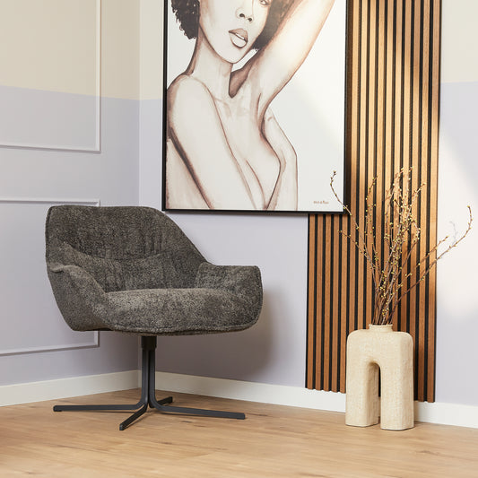Armchair Mila | Dark Grey