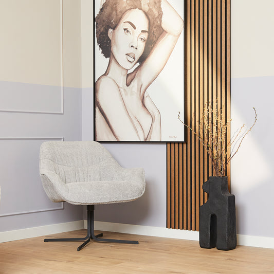 Armchair Mila | Light Grey